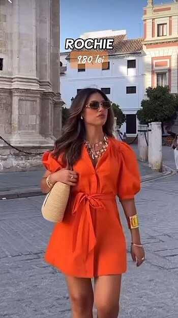 Zara Zara poplin elbise