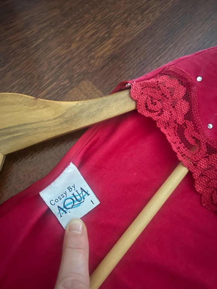 Nakışlı pembe Bohem Uzun Kadın Sabahlık - Görsel 3