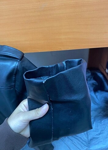 m Beden Stradivarius deri ceket