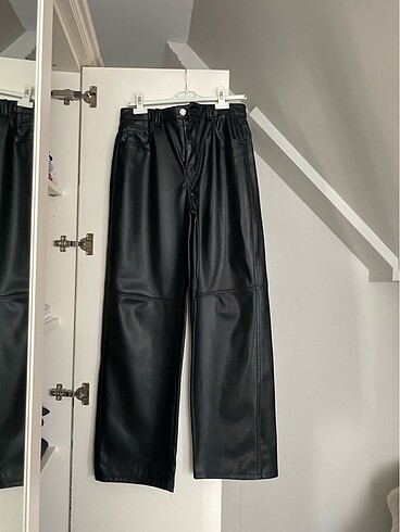 Bershka deri pantolon