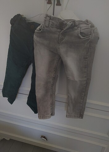 Yeşil olan kadife lcwaiki gri jean nk kids