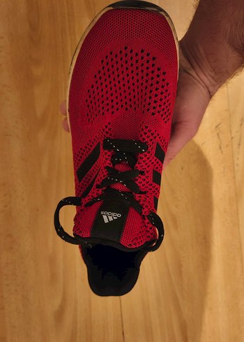 Koyu Kırmızı Erkek Spor Ayakkabı Bağcıkları - Görsel 4