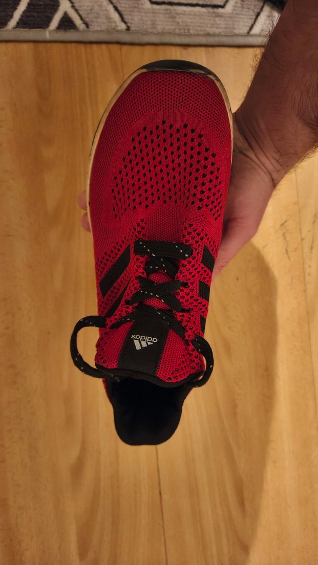 Koyu Kırmızı Erkek Spor Ayakkabı Bağcıkları - Görsel 4