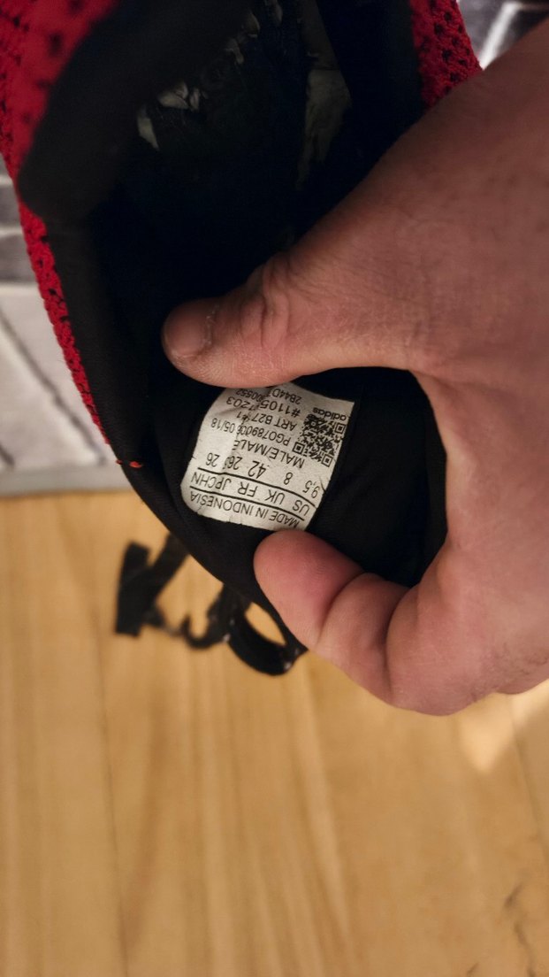 Koyu Kırmızı Erkek Spor Ayakkabı Bağcıkları - Görsel 5