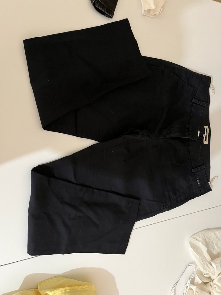 Şık Siyah Düz Pantolon — görsel 4/5