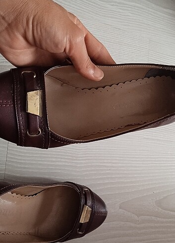 38 Beden bordo Renk Topuklu ayakkabı