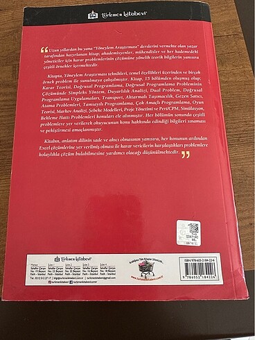  Yöneylem araştırması