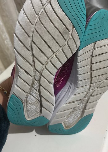 Kız Çocuk Mor Spor Ayakkabı Velcro Bağcıklı - Görsel 3