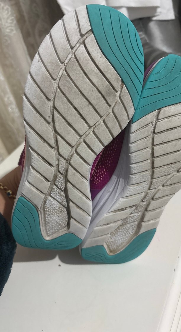 Kız Çocuk Mor Spor Ayakkabı Velcro Bağcıklı - Görsel 3