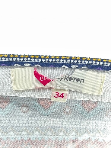 34 Beden çeşitli Renk Koton Mini Etek %70 İndirimli.