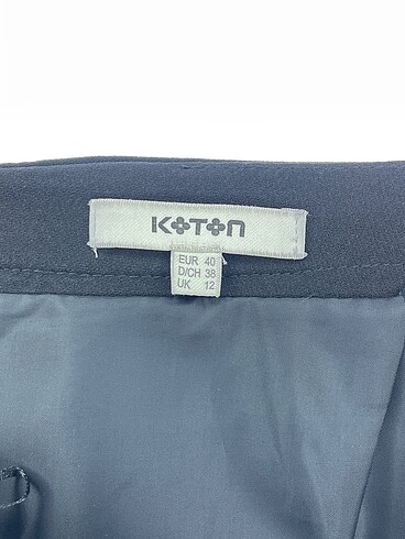 40 Beden siyah Renk Koton Midi Etek %70 İndirimli.