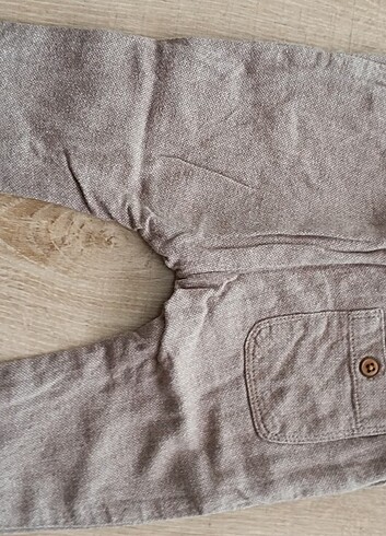 9-12 Ay Beden camel Renk Zara Pantolon 