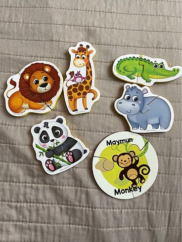 Bebek puzzle hayvanlar