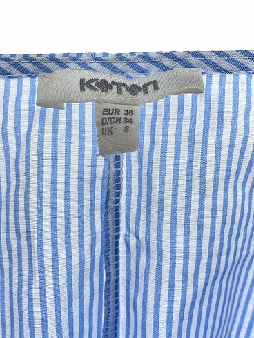 36 Beden mavi Renk Koton Bluz %70 İndirimli.