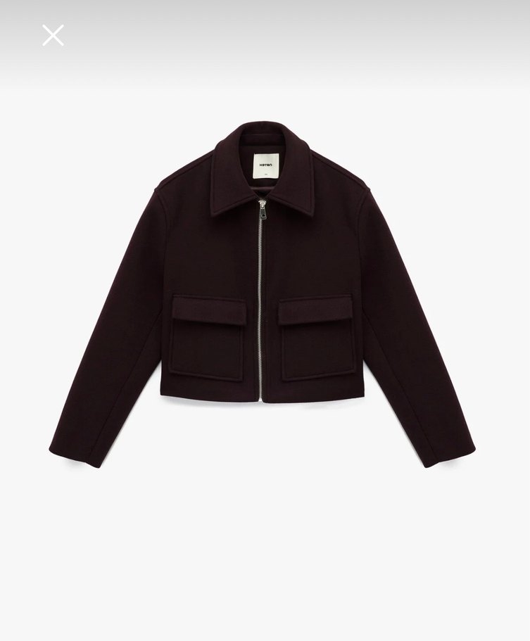 Koton Bordo ceket - Görsel 2