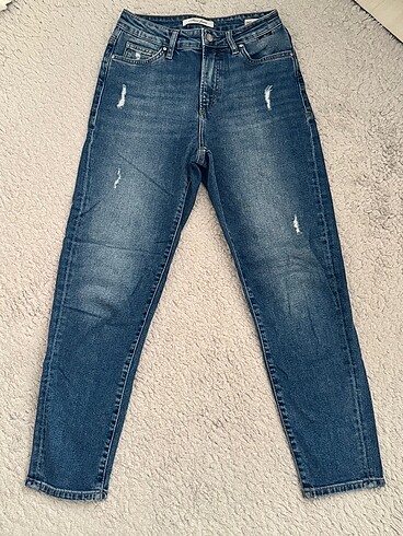 Mavi mom jeans - Görsel 3