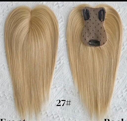 30cm GERÇEK saç tepelik