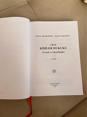  Kişiler Hukuku Mustafa Dural Türk Özel Hukuku Cilt 2