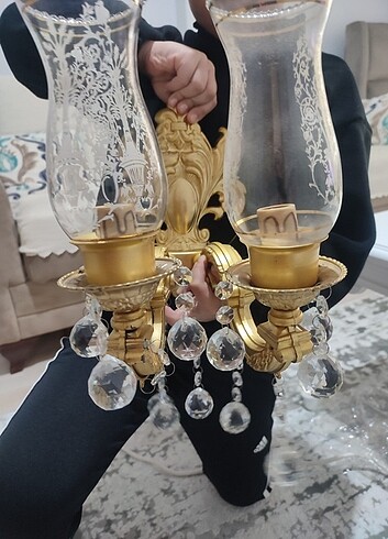 Beden altın Renk Aplik lamba