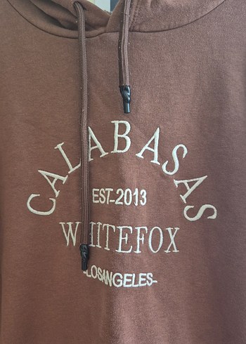 Diğer Kahverengi Kapüşonlu Kadın Sweatshirt