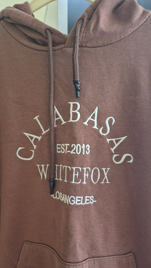 Kahverengi Kapüşonlu Kadın Sweatshirt - Görsel 2