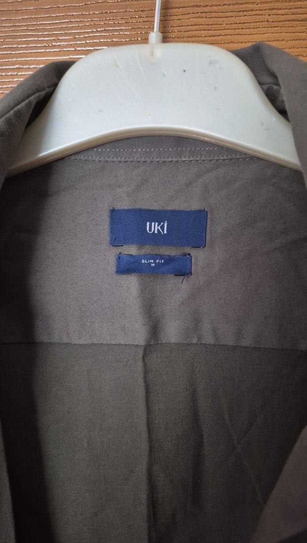 Gri Düğmeli Erkek Gömlek - Görsel 3