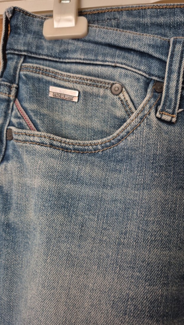 Erkek Gri Mavi Denim Normal Paça Kot Pantolon - Görsel 4