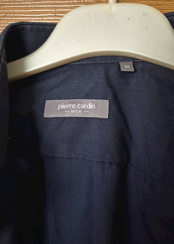 Pierre Cardin Düğmeli Lacivert Keten Erkek Gömlek