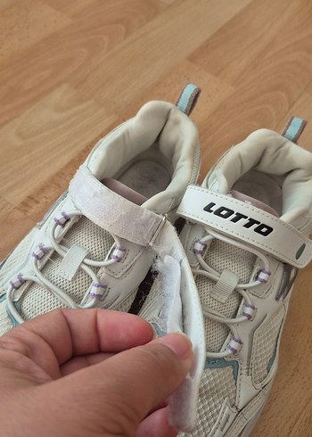 Beyaz Lotto Kız Çocuk Bağcıklı Spor Ayakkabı - Görsel 6