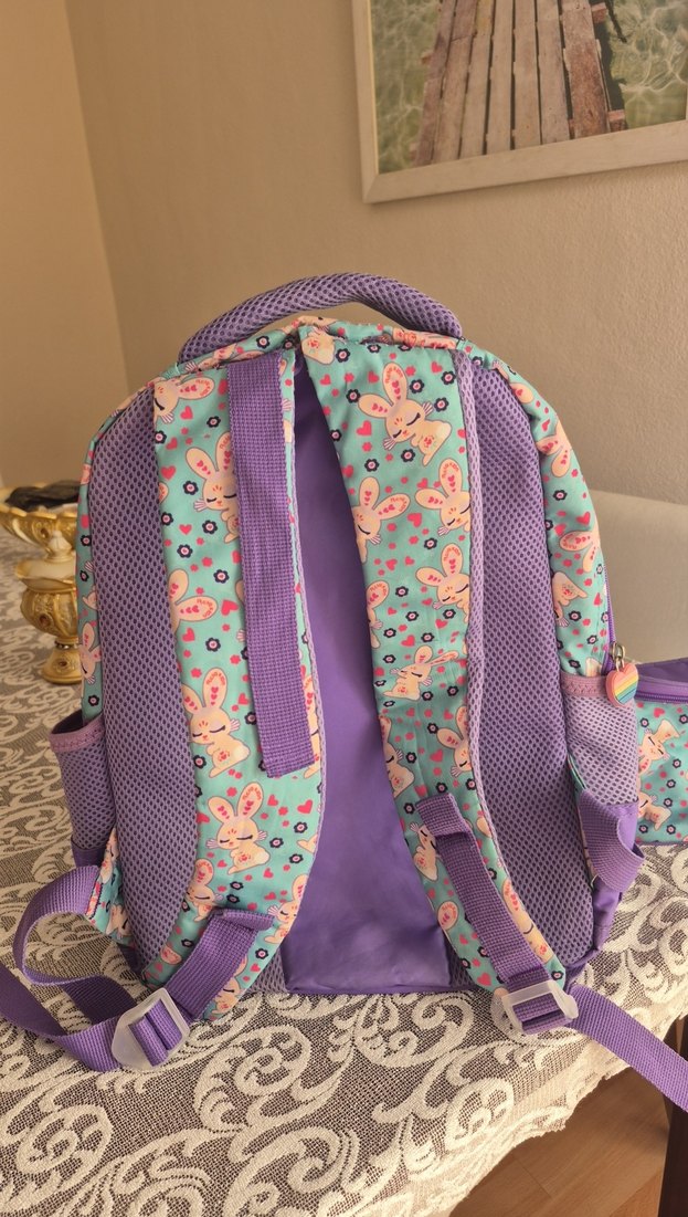 Pastel Çok Renkli Çocuk Sırt Çantası - Görsel 3