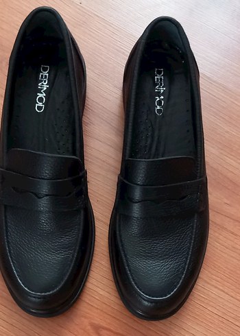 DERIMOD Siyah Kadın Loafer