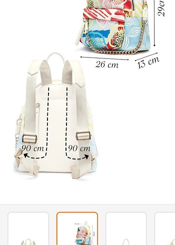 DERİMOD KADIN SIRT ÇANTASI SIFIR KULLANILMADI - Görsel 5