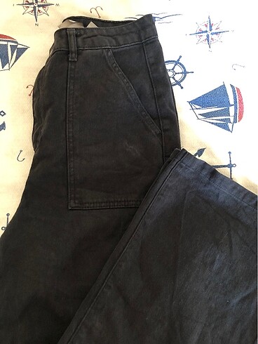 38 Beden siyah Renk trendyolmilla 90's wide leg jean