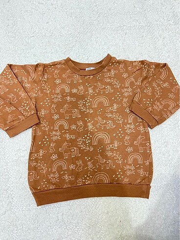 Taba rengi sweatshirt
