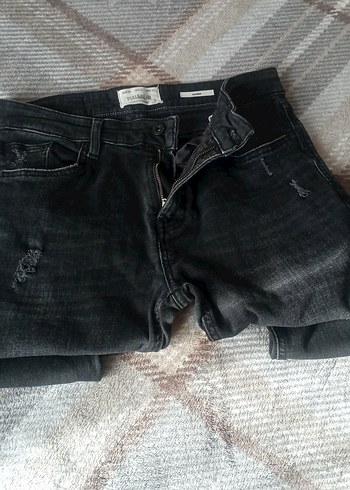 Gri Bol Kesim erkekDenim Jean - Görsel 6