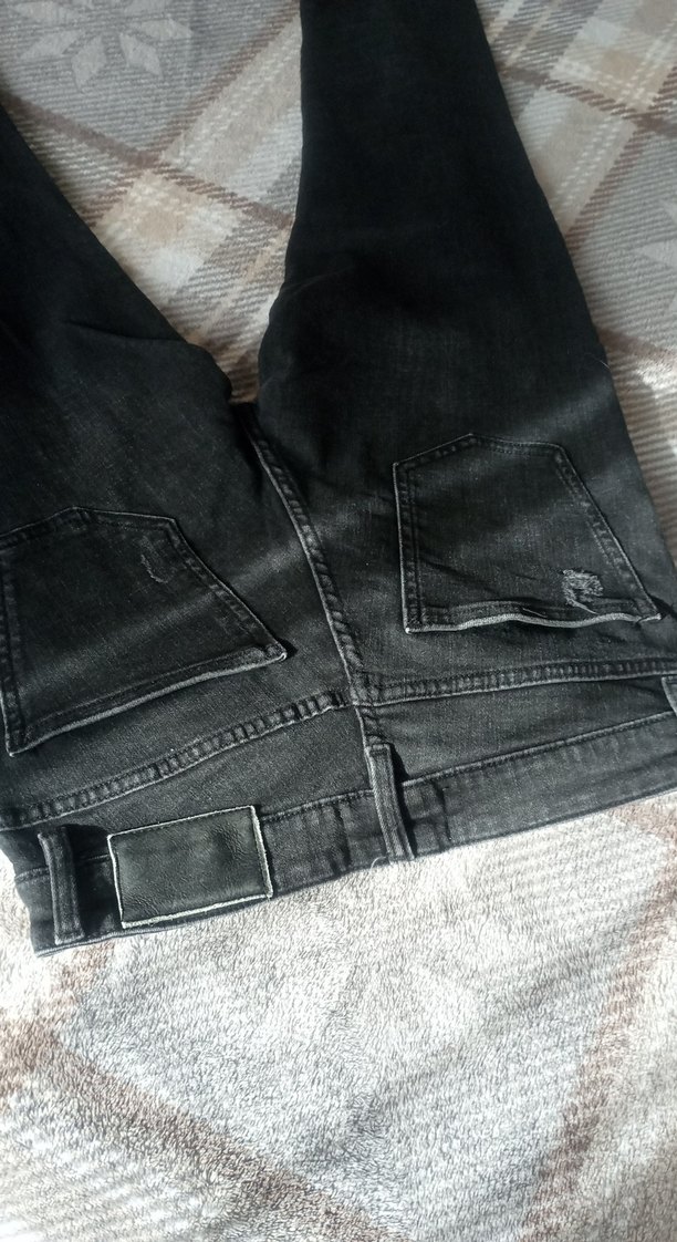 Gri Bol Kesim erkekDenim Jean - Görsel 5