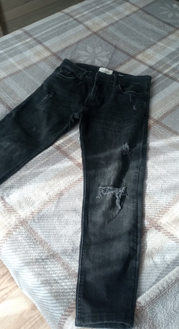 Gri Bol Kesim erkekDenim Jean - Görsel 2