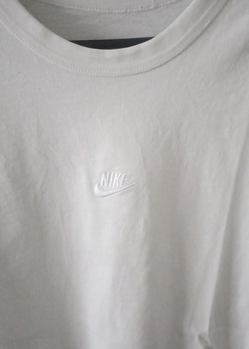 Erkek Beyaz Pamuklu Salaş Tişört orjinal - Görsel 2