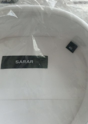 Sarar Beyaz kısa Kollu Erkek Gömlek ( orjinal.) - Görsel 3