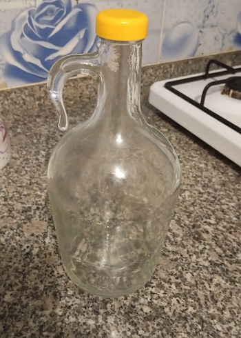 Sarı Kapaklı Cam Sürahi - Görsel 2