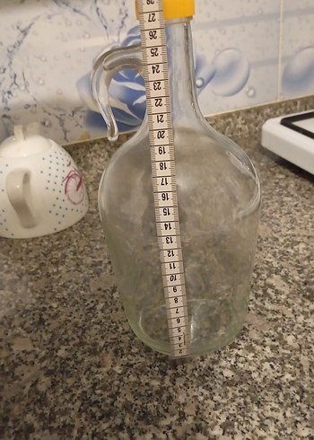 Sarı Kapaklı Cam Sürahi - Görsel 3