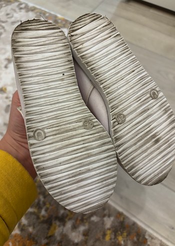 Kız Çocuk Beyaz Fiyonklu Babet - Görsel 5