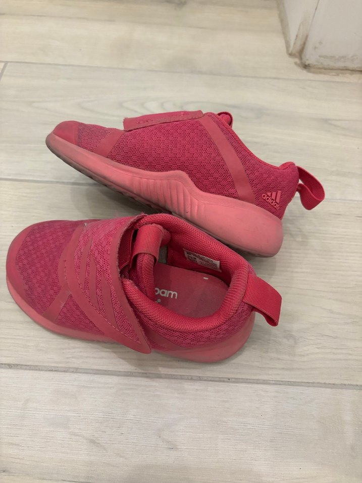 Adidas Kız Çocuk Pembe Cırt Cırtlı Spor Ayakkabı - Görsel 3