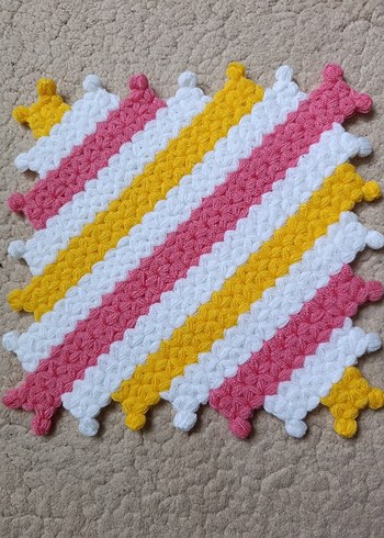 Renkli Örgü Banyo lifi - Görsel 2