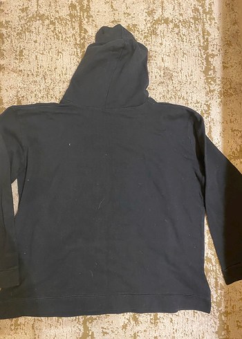 Diğer Siyah Kapüşonlu Kadın Sweatshirt