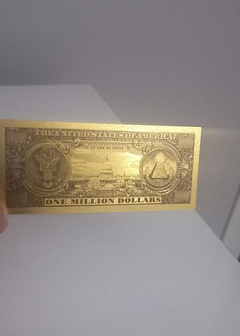 altın varaklı bir milyon dolar