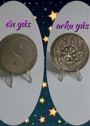 Yin Yang hatıra madalyon