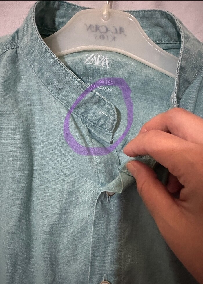 Zara erkek çocuk gömlek - Görsel 5