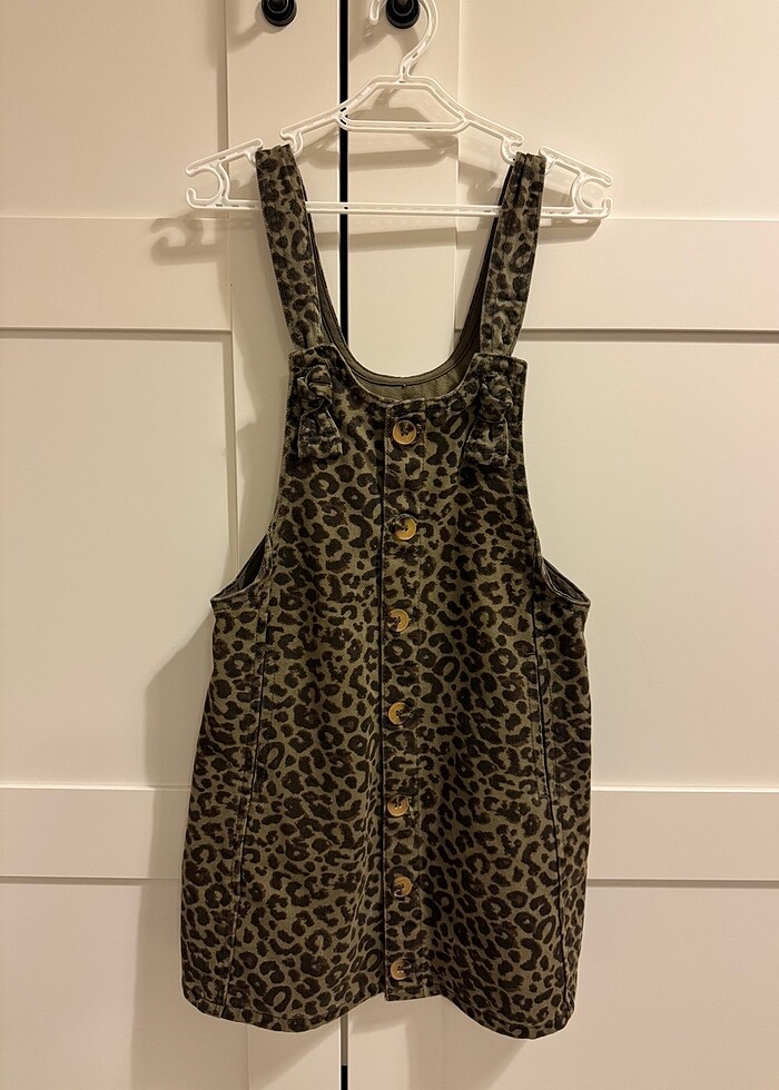 Zara kız denim jile elbise - Görsel 2