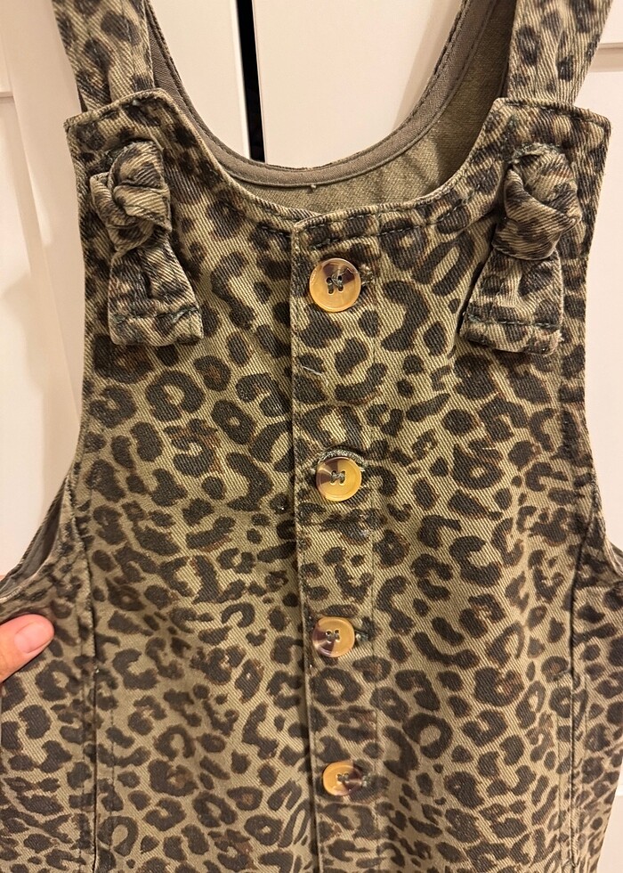 Zara kız denim jile elbise - Görsel 4